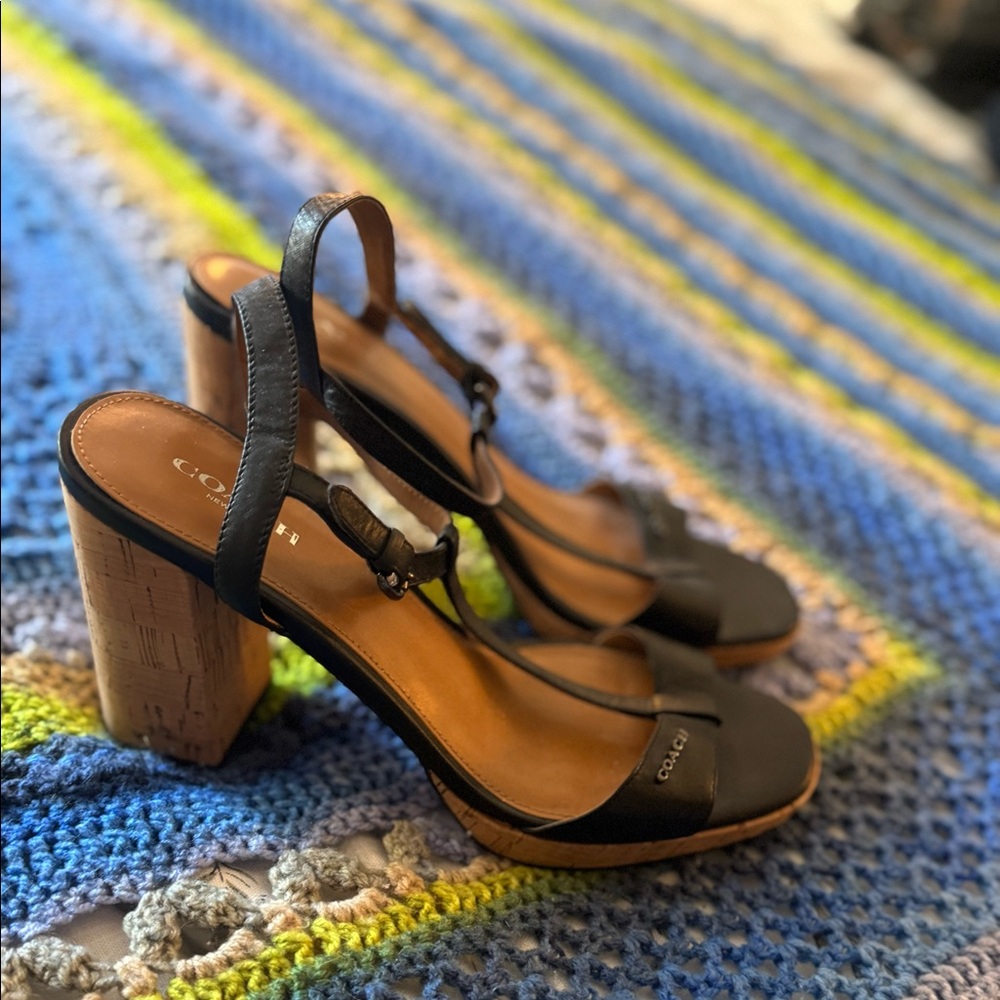 Coach Block Heels